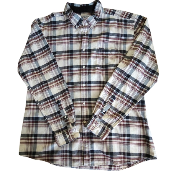 Barbour Mens Shieldton Tailored Button Down Shirt Size XXL - Picture 2 of 14